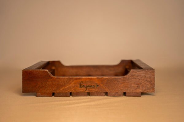 Slatted Wooden Tray - Image 2