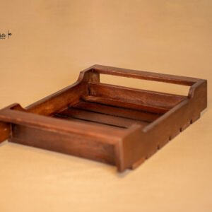 Slatted Wooden Tray