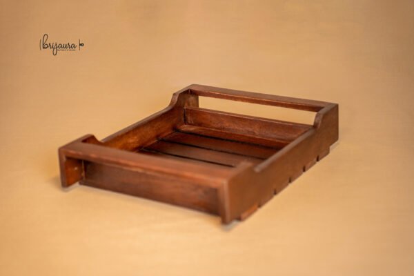 Slatted Wooden Tray
