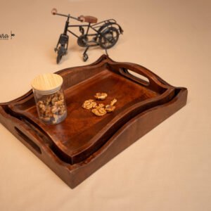 Wave-Edge Tray  (Set of 2)