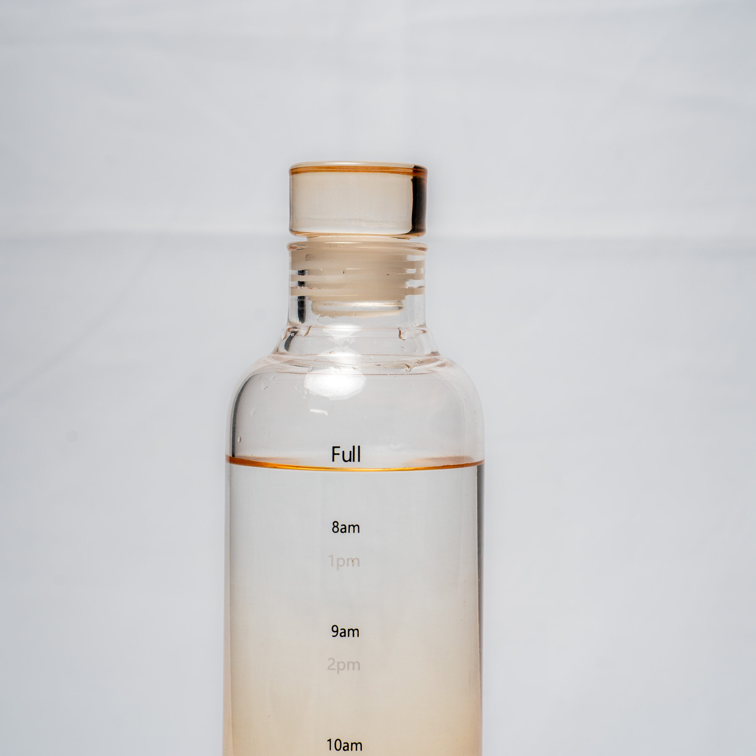 H2O Borosilicate Glass Bottle with Leak-Proof Lid, 500ml, Eco-Friendly (YELLOW) - Image 2