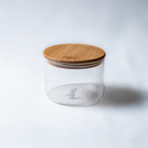 Bamboo Wooden Lid Glass Jar 500ml