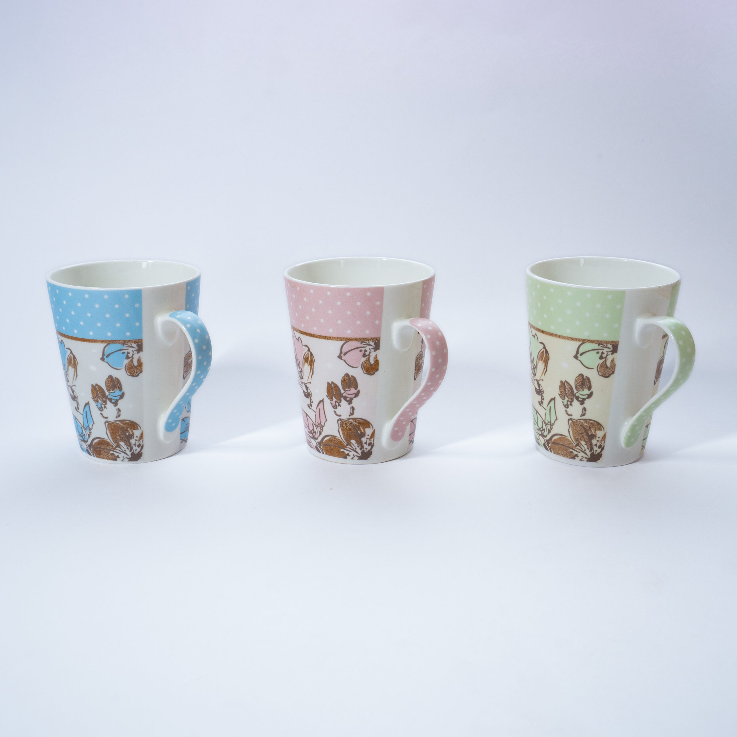 Brijaura Matte Coffee Mug (3 Pcs)