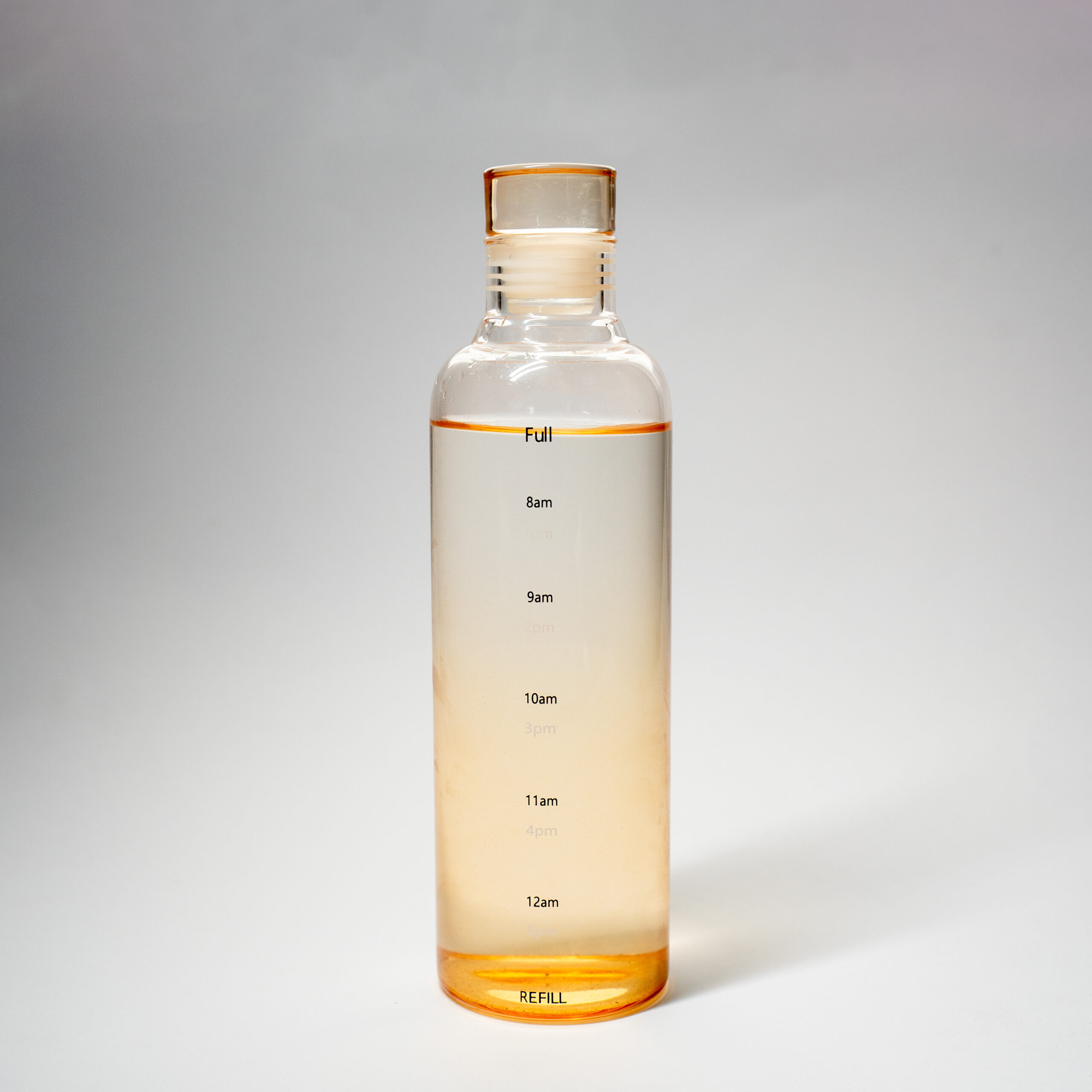 H2O Borosilicate Glass Bottle with Leak-Proof Lid, 500ml, Eco-Friendly (YELLOW) - Image 4